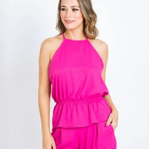 BLUSA MANGA SISA PARA MUJER ESCOTE HALTE