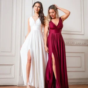Vestido Lena Burdeo