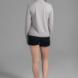 Ultimate Midi Zipper Sport - Polera deportiva manga larga Mujer Cool Gray